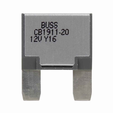 CB1911-50 The Eaton CB1911-50 is a 1-pole circuit breaker with a 50A current rating and automatic reset. It operates at 14 Vdc and has an interrupting capacity of 150A.