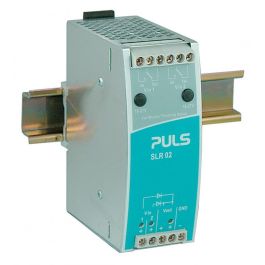 SLR02 The PULS, LP SLR02 is a diode redundancy module designed for building redundant systems. It operates with a 24-28 Vdc input and provides a 30 A output current.
