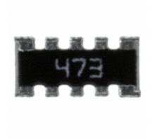 746X101473JP The CTS-Frequency Controls 746X101473JP is an 8-resistor network array with a resistance of 47k Ohm and ±5% tolerance. It is designed for surface mounting.