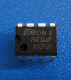 24C16WP The ST 24C16WP is a 16-Kbit I2C-compatible EEPROM organized as 2K x 8 bits. It supports a wide supply voltage range and operates at clock frequencies up to 400 kHz.
