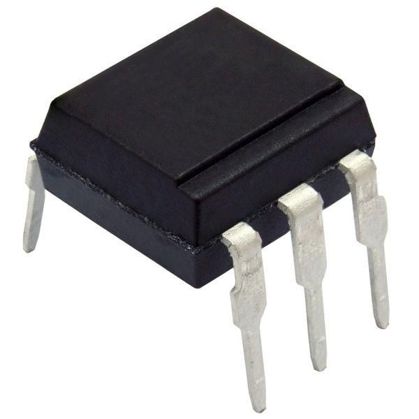 H11AA1 The Vishay H11AA1 is an optocoupler with a phototransistor output, designed for AC input signals. It offers 5300Vrms isolation and comes in a standard DIP-6 package.