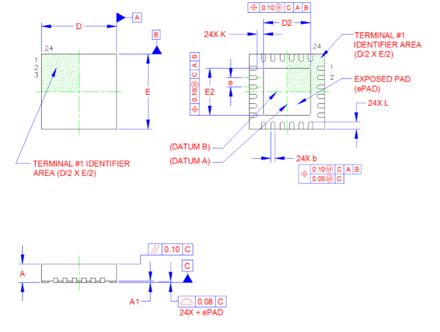 LAN8742A-CZ The Microchip Technology LAN8742A-CZ is a transceiver IC designed for Ethernet communication. It operates within a voltage range of 1.6V to 3.6V and supports data rates up to 100Mbps.