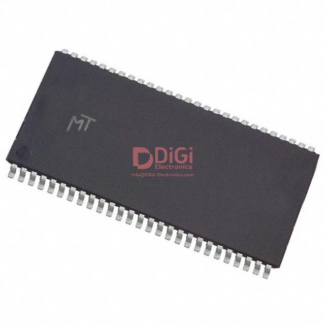 MT48LC16M16A2TG-6A The Micron Technology MT48LC16M16A2TG-6A is a 256Mbit SDRAM memory IC. It features a 167 MHz clock frequency and a 5.4 ns access time.
