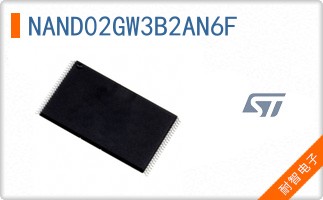 NAND02GW3B2AN6F The ST NAND02GW3B2AN6F is a 2Gb parallel NAND flash memory. It features a 30ns access time and operates within a 2.7V to 3.6V range.