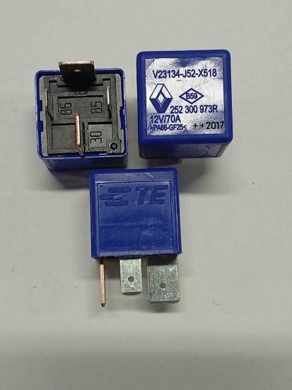 V23134-J52X-518 The Schrack V23134-J52X-518 is a 12V relay with a 70A current rating and a 1NO contact configuration. It is designed for wire to board applications.