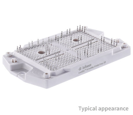 F3L400R10W3S7F_B11 The Infineon F3L400R10W3S7F_B11 is an IGBT module from the EasyPACK™ series. It features TRENCHSTOP™ IGBT7 technology and a CoolSiC™ Schottky diode.
