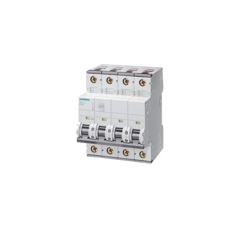 5SY4610-6 The Siemens 5SY4610-6 is a miniature circuit breaker designed for electrical protection. It features a 10A current rating and 400V voltage rating.