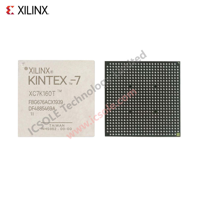 XC7K160T-1FBG676I The Xilinx XC7K160T-1FBG676I is a Kintex-7 series FPGA with 162,240 logic cells and 11,980,800 RAM bits. It features 400 I/O pins and operates within a voltage supply range of 0.95V to 1.05V.