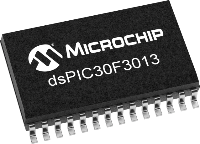 DSPIC30F3013-30I/SO The Microchip Technology DSPIC30F3013-30I/SO is a 16-bit dsPIC RISC microcontroller. It features 24KB of FLASH memory and operates at 30MHz.