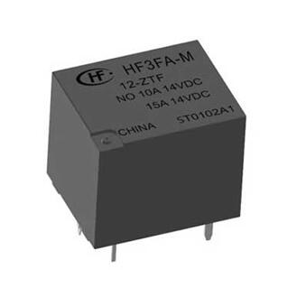 HF3FA The Hongfa HF3FA is a subminiature high power relay designed for demanding applications. It offers a switching capability of 15A at 125VAC and 10A at 250VAC.