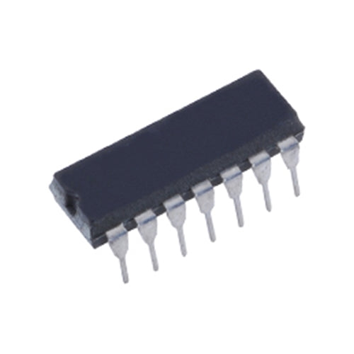ECG4025B The ECG ECG4025B is a CMOS Triple 3-Input NOR Gate. It comes in a 14-Pin DIP package.
