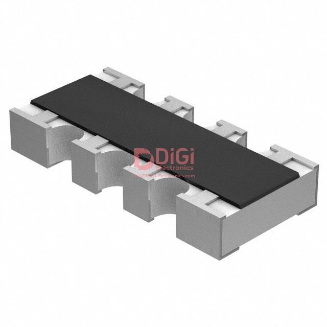 EXB-38V560JV The Panasonic Electronic Components EXB-38V560JV is a resistor network with 4 isolated resistors, each rated at 56 Ohms with a ±5% tolerance. It is designed for surface mount applications.