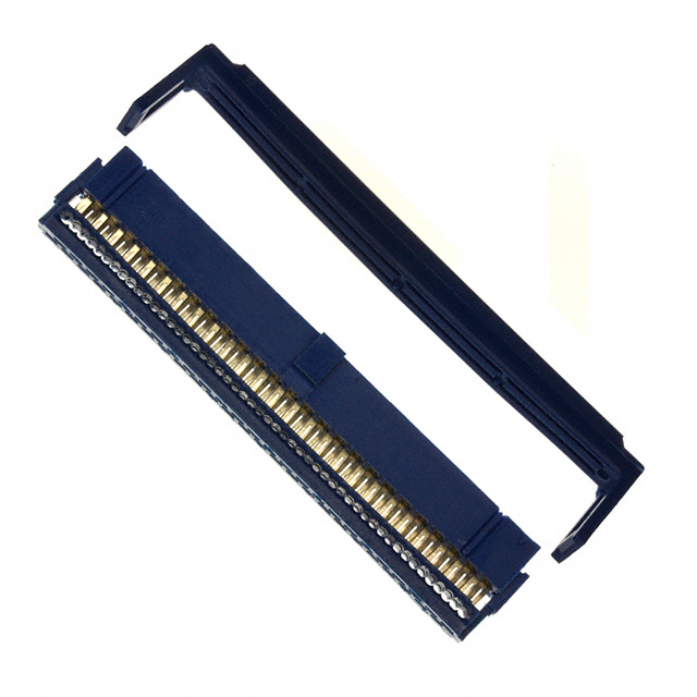 66900-250 Amphenol ICC 66900-250 is a 50-position IDC ribbon cable receptacle with female socket contacts, 2.54mm pitch, and free hanging mounting. It accepts 28-30 AWG wire.