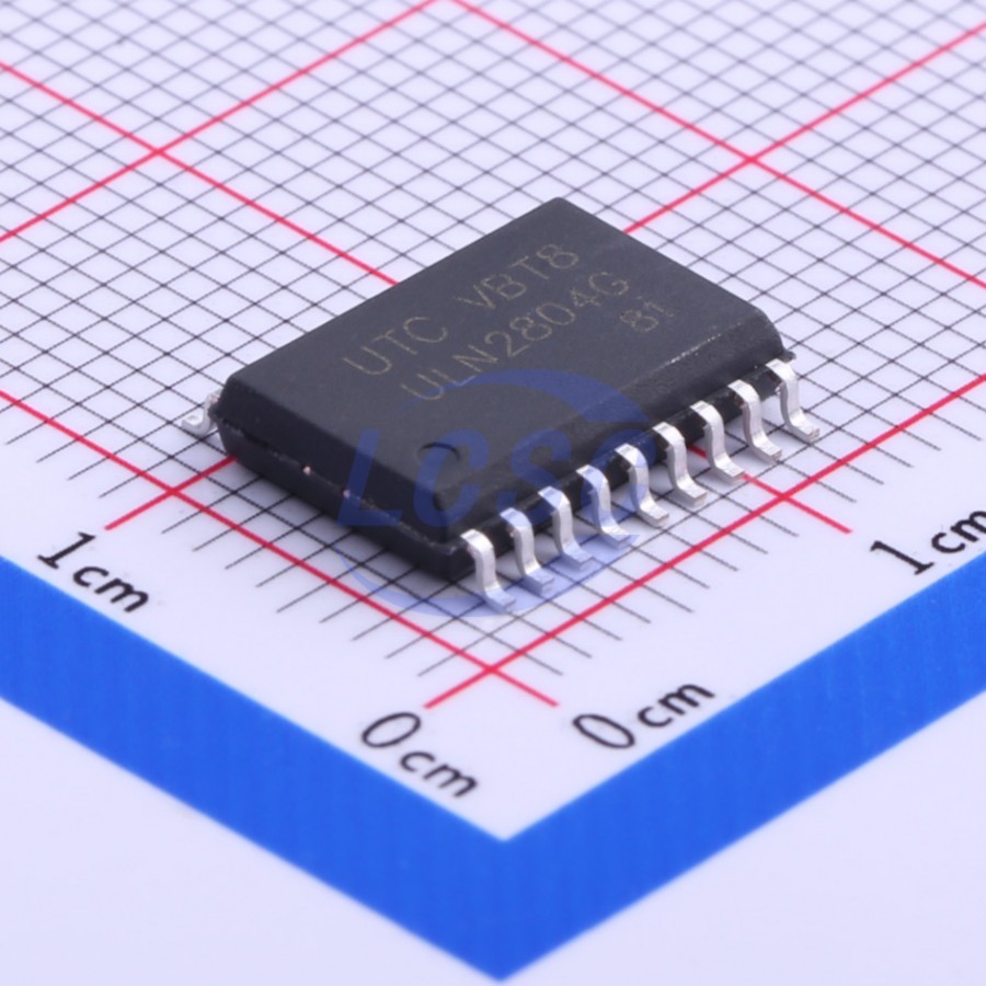 ULN2804G-S18-R The UTC ULN2804G-S18-R is a driver, receiver, and transceiver IC. It features RoHS3 compliance and an MSL of Level 1.