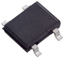 DF06S Single phase bridge rectifier with 600V repetitive reverse voltage and 1.5A average forward current. Surface mount package 4-SMD Gull Wing.