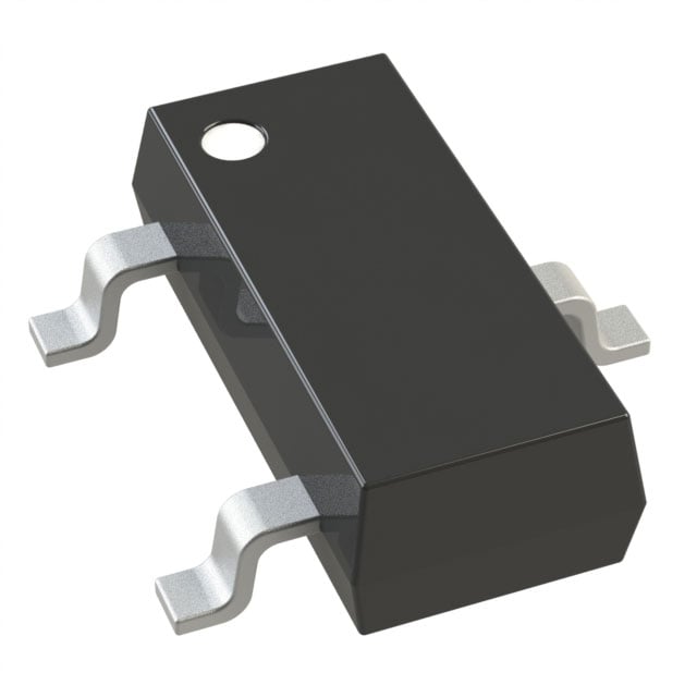 BC847BPN-QF NPN/PNP general-purpose transistor pair in a SOT-363 package. Features 45V collector-emitter voltage and 100mA collector current.