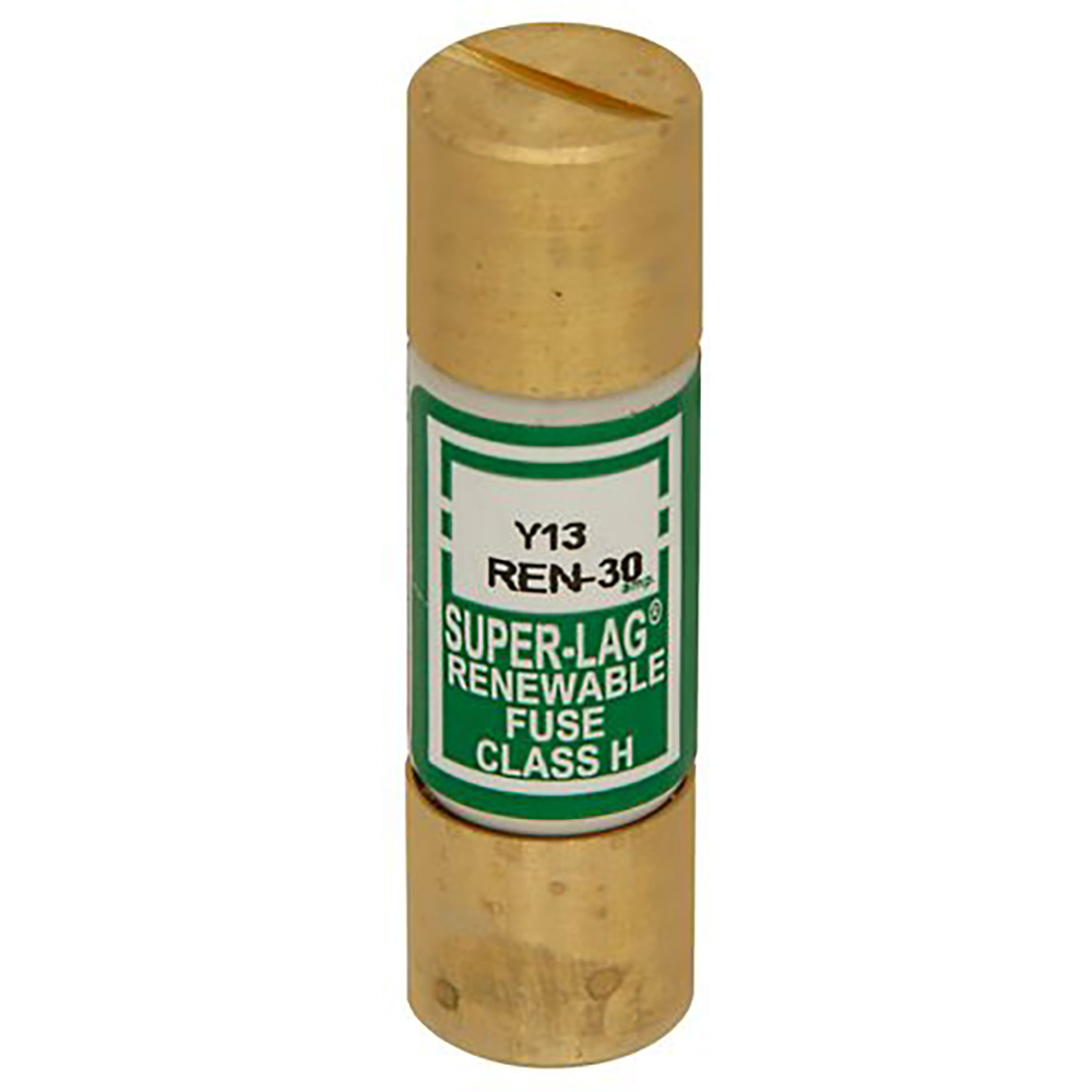 REN-15 Eaton Bussmann REN-15 is a 15A, 250V Super Lag renewable fuse for electrical specialty applications. It is RoHS3 compliant.