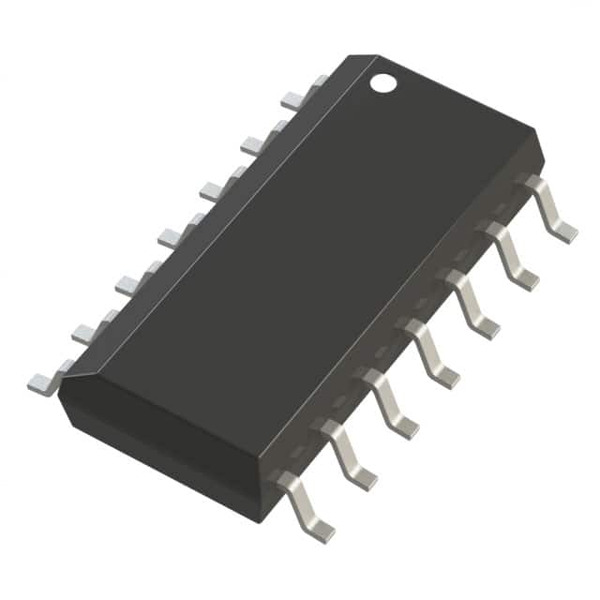 74HCT14D,653 The Nexperia 74HCT14D,653 is a hex inverting Schmitt trigger IC. It offers a wide supply voltage range and high noise immunity.