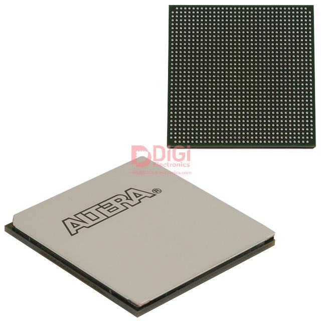 5CGXFC9E6F35I7N The Intel 5CGXFC9E6F35I7N is a Cyclone V GX FPGA with 301000 logic elements and 560 I/O pins. It is designed for surface mounting.