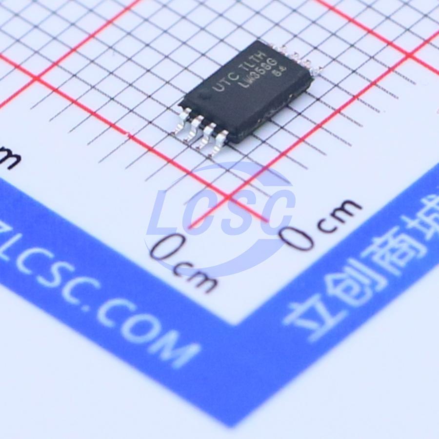 LM358G The UTC LM358G is a general-purpose operational amplifier. It features RoHS3 compliance and Moisture Sensitivity Level 1.
