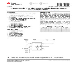 INA199B2DCKR The INA199B2DCKR from ADI Electronics is a 1-channel current sense amplifier. It operates with a supply voltage range of 2.7V to 26V.