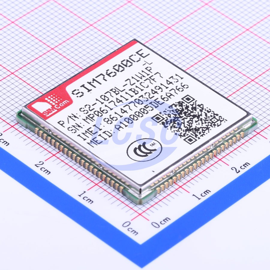 SIM7600CE-L The SIM7600CE-L is an RF Transceiver Module from SIMCom Wireless Solutions Limited. It features RoHS3 compliance and an MSL of 1.