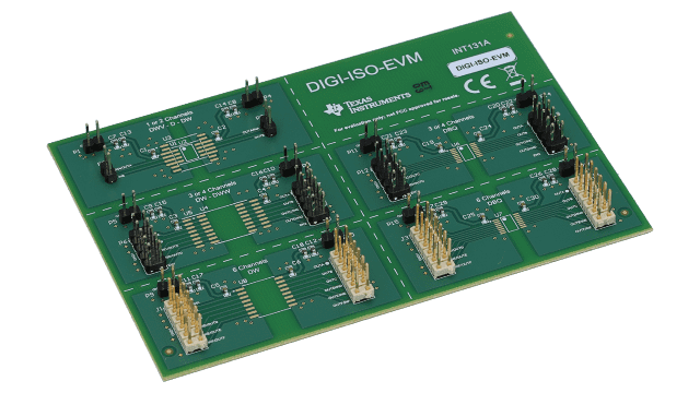 ISO7321CD The Texas Instruments ISO7321CD is a 2-channel, general-purpose digital isolator. It offers 3000Vrms isolation and a maximum data rate of 25Mbps.