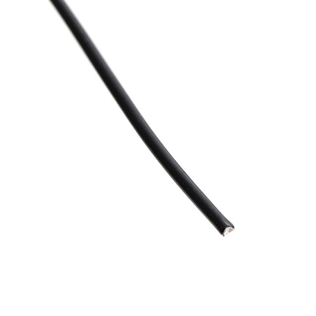 100G0111-1.20-0 Hook-up wire, 16 AWG, black, 6562 ft length, rated 750/1300V and 125°C.