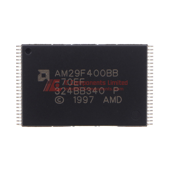 AM29F400BB-70EF The AM29F400BB-70EF is a memory integrated circuit from Advanced Micro Devices. It comes in a QFP package and is RoHS3 Compliant.