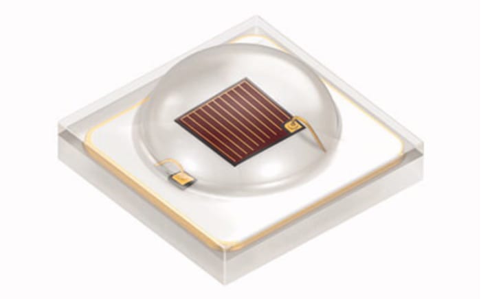 GY CSHPM1.23-KQKS-36 The ams OSRAM GY CSHPM1.23-KQKS-36 is a yellow LED from the OSLON SSL 150 series. It features a 2.2V forward voltage and a wide 150° viewing angle.