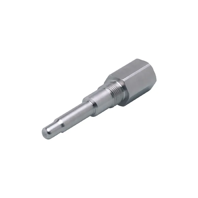 E30393 The IFM E30393 is a thermowell designed for efficient, long-time protection of temperature sensors. It safeguards against aggressive media and high process pressures.