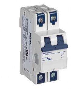 2D6UR The Altech Corporation 2D6UR is a 2-pole, 6A circuit breaker with a D-trip characteristic and UL1077 recognition. It is designed for DIN rail mounting.