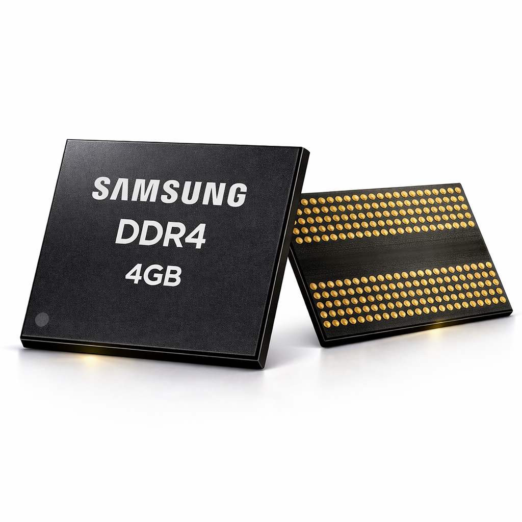 K4A4G085WE-BCRC The Samsung Electronics K4A4G085WE-BCRC is a DDR4 SDRAM component with a 4GB capacity and DDR4-2400 speed. It is RoHS3 compliant.