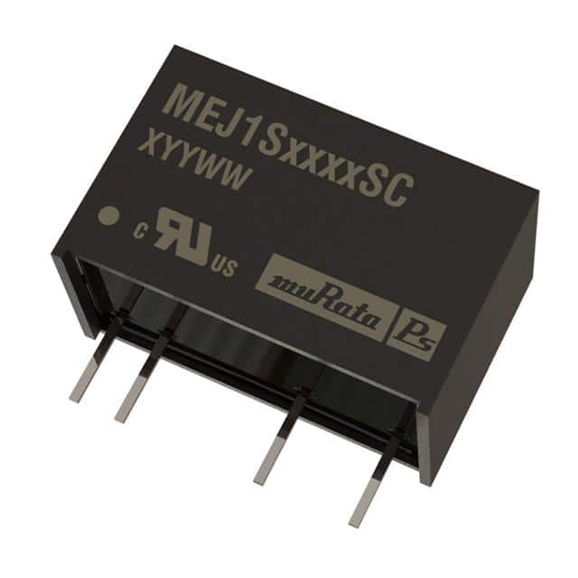 MEJ1S1203SC The Murata MEJ1S1203SC is a 1W DC DC converter with a 3.3V output. It features an isolated module type and through hole mounting.
