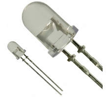 LN289CUQ The Panasonic LN289CUQ is a red 5mm round through-hole LED. It offers a typical luminous intensity of 620mcd and a peak emission wavelength of 660nm.