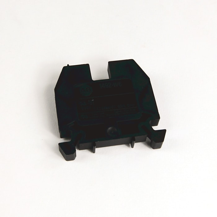 1492-W6 The Allen Bradley 1492-W6-BR is a feed-through terminal block designed for reliable electrical connections. It operates at up to 600V and handles a current of 40A.