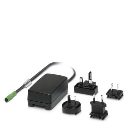 2702436 The Phoenix Contact 2702436 is a 30W AC/DC wall mount adapter with a 24V output. It operates from a 100-240 VAC input and offers 86.95% efficiency.