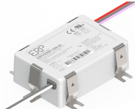 ESPT050W-1200-42-Z1 Constant current LED driver from ERP Power, LLC. Features 120VAC input, 1.2A output, 28-42V output range, 50W power, and IP64 rating.