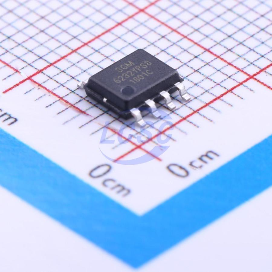 SGM6232YPS8G/TR The SGM6232YPS8G/TR is a 2A current-mode buck converter from SG Micro Corp. It operates with an input voltage range of 4.5V to 38V and provides an adjustable output voltage from 0.8V to 28V.