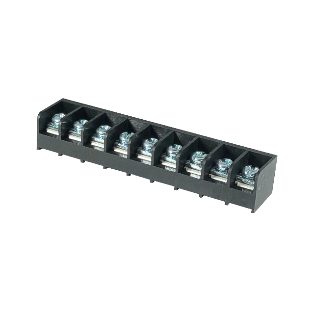 DT-39-B01M-09 The Dinkle Corporation USA DT-39-B01M-09 is a barrier block terminal with a 300V voltage rating and 10A current rating. It offers 9 circuits and supports wire gauges from 12-22 AWG.