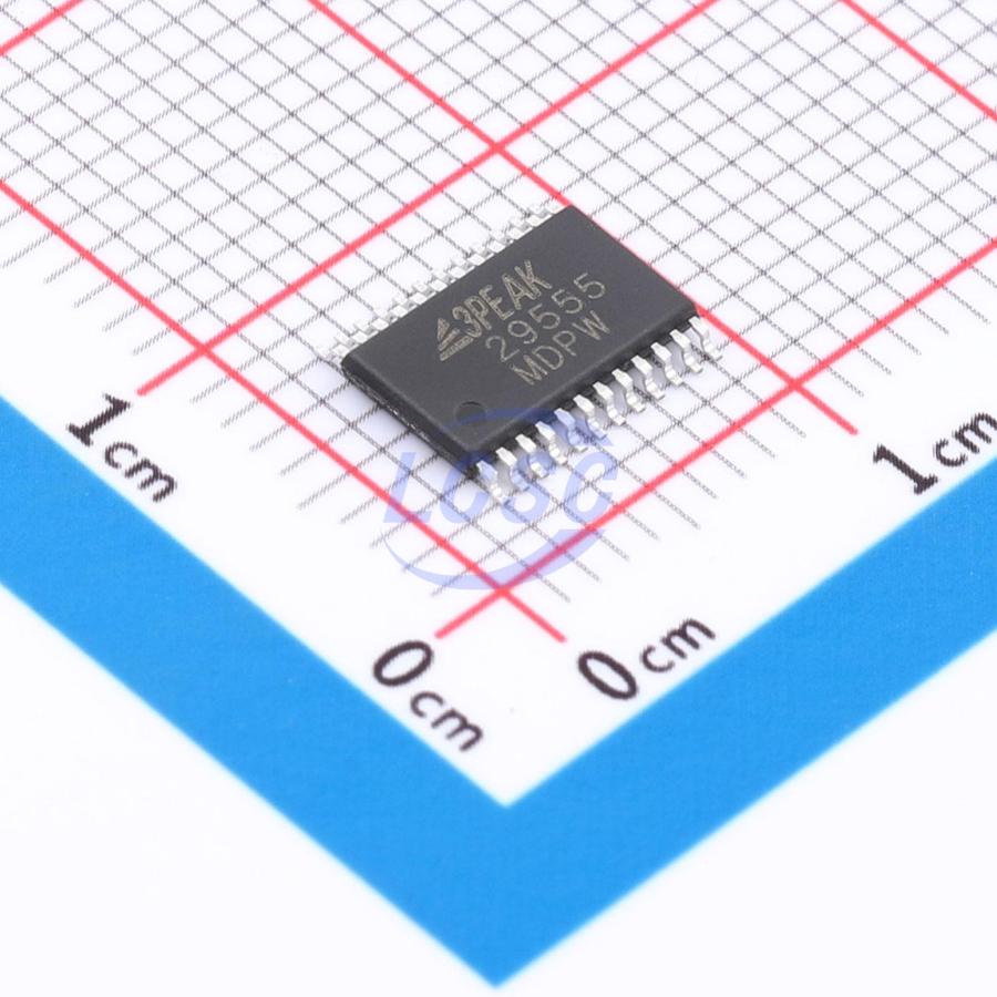 TPT29555-TS5R The 3PEAK TPT29555-TS5R is an I2C I/O expander featuring 16 I/O channels and a 400kHz clock frequency. It operates within a temperature range of -40℃ to +85℃.