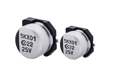 160AV5K181M0606C The APAQ 160AV5K181M0606C is an Aluminum Solid Electrolytic Capacitor from the AV5K series. It features a rated voltage range of 2.5 to 25Vdc and a capacitance range of 22 to 1000μF.
