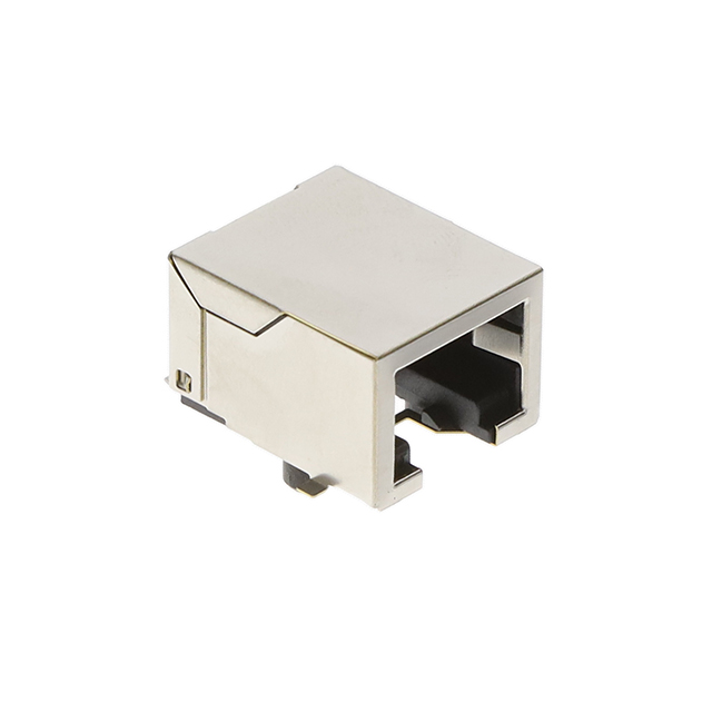 GMX-SMT2-S2-1010TR Kycon GMX-SMT2-S2-1010TR is a shielded surface mount RJ50 modular jack with 10 positions (10P10C), right angle orientation, and board lock features.