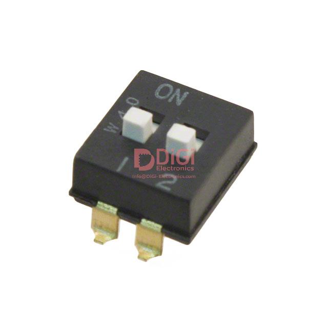 A6SN-3101-P The Omron A6SN-3101-P is a slide DIP switch with an SPST circuit, rated for 25mA and 24VDC. It features a surface mount gull wing termination.