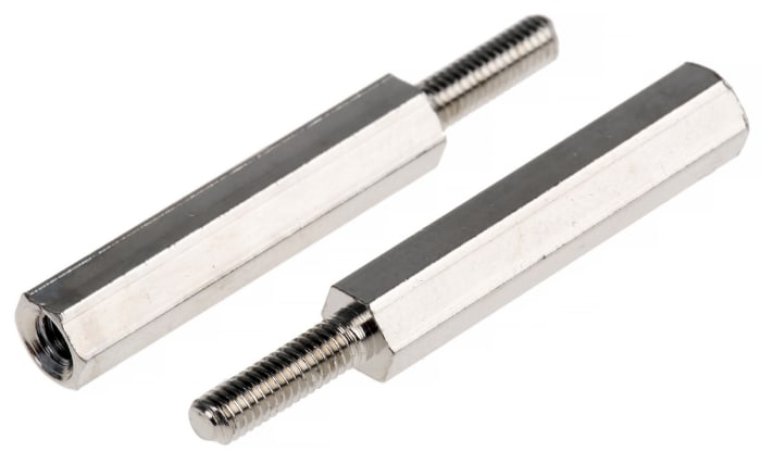 HTSB-M3-25-5-2 This Essentra Components standoff features a 25mm brass body with M3 threads. It is designed for mechanical applications requiring secure spacing.