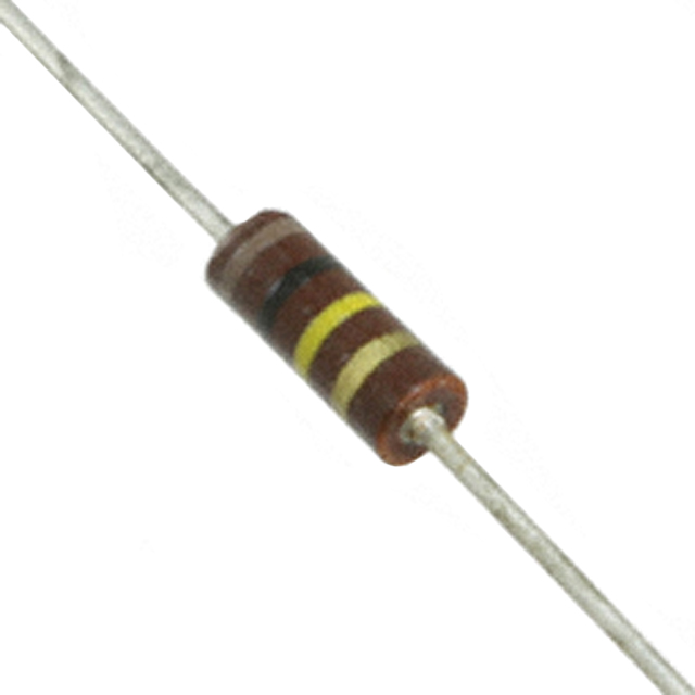 RC1/4150JR The Stackpole Electronics Inc. RC14JT150R is a through-hole resistor with 150 Ohms resistance and a 0.25W power rating. It features a 5% tolerance and an axial package.