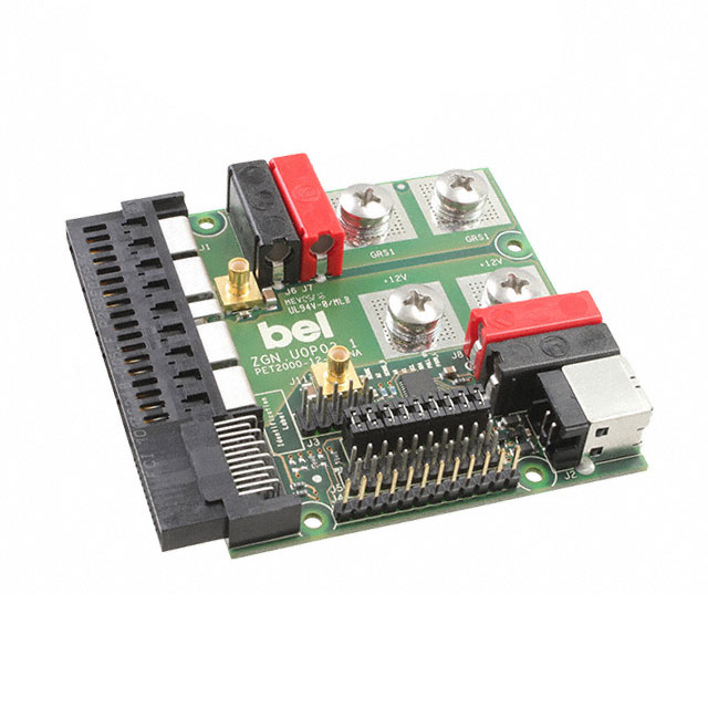 YTM.00046.0 The Bel Power Solutions YTM.00046.0 is an evaluation board designed for the PET2000-12-074NA power supply. It offers a 2000W continuous output power capability and 12VDC main output.