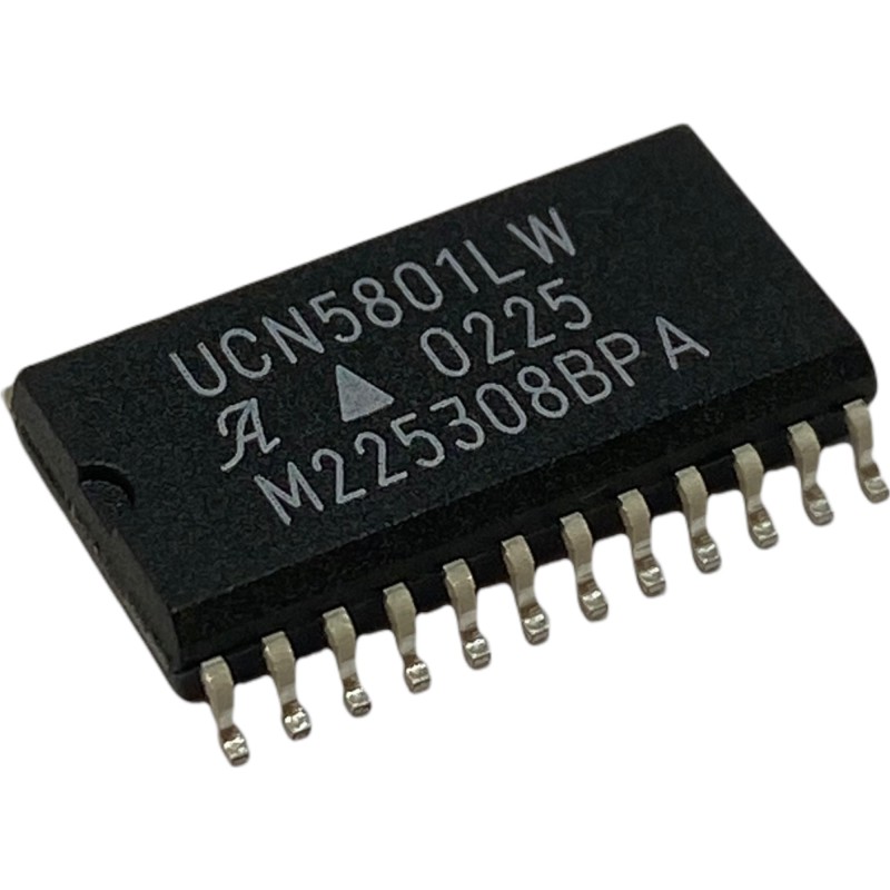 UCN5801LW The UCN5801LW is an integrated circuit from Allegro Microsystems, suitable for industrial and consumer electronics. It features RoHS3 compliance and an MSL of 1.