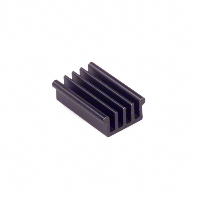 651-B The Wakefield-Vette 651-B is a black anodized aluminum heat sink designed for 14-DIP and 16-DIP packages. It features a rectangular finned shape, top mount attachment, and a thermal resistance of 40.00°C/W at 300 LFM.