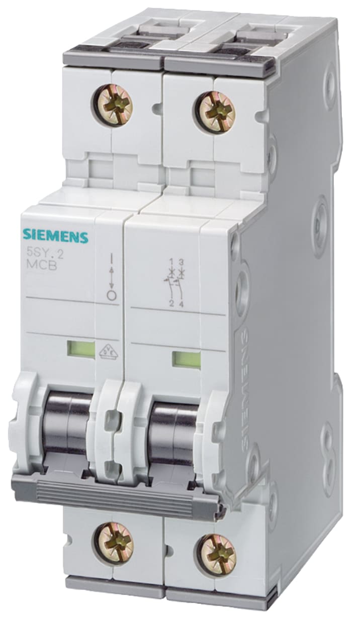 5SY4606-6 The Siemens 5SY4606-6 is a 4-pole miniature circuit breaker designed for short-circuit protection. It features a Type B tripping characteristic and a 6A current rating.